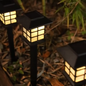 Đèn LED năng lượng mặt trời cắm đất đèn cắm cỏ đèn trang trí sân vườn lối đi kháng nước-NIEVE