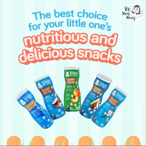 BB King Kong Gerber Puffs Sweet Potato 42g Canister Baby snack 8 months and above / Makanan bayi 8 bulan dan ke atas 泡芙红薯42g罐装宝宝零食8个月及以上