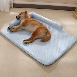 Detachable Washable Dog Bed Pet Sleeping Mat All Season Universal for Small Dogs like Bichon Summer Cool Nest Cat Bed