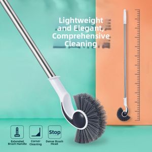 JI-TOP | Long Handle No-Dead-Corner Algae Remover Cleaning Brush