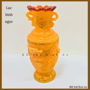 Lục bình ngọc chiêu tài trang trí phòng khách sang trọng - Đồ thờ Bình An - Decor Phong thủy