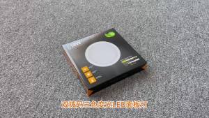 LED Button Dimming Ceiling Lamp 3CCT 6W 12W 18W 24W Circular Panel Light Kitchen Aisle Bedroom Bathroom Ultra-thin Ceiling Light