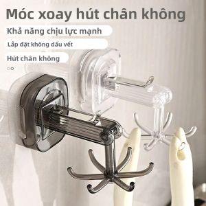 Xoay Được Móc Treo Tường Có Giác Hút 6 Móng Vuốt Hút Chân Không Đa Năng Có Thể Tái Sử Dụng Traceless Cho Nhà Bếp Phòng Tắm