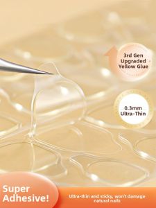 GANGHOU | Strong Adhesive Waterproof Removable Nail Stickers