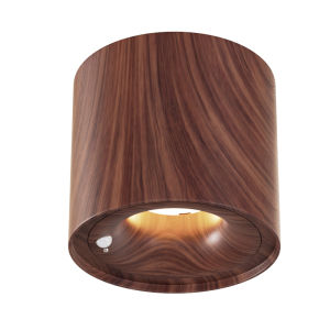 HUOQI | Smart Glare Prevention Human Motion Sensor Light Wood-Colored Arc Surface