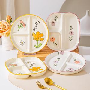 Portion Control Ceramic Divided Plate