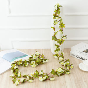 1PC 250Cm Lụa Nhân Tạo Hoa Hồng Vòng Hoa Nhiều Màu Sắc Sân Vườn Trang Trí Tường Cho Đám Cưới Giáng Sinh Nhà Phòng Ngoài Trời Lễ Hội Trang Trí