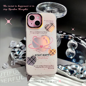 Laser Cut Full Cover Anti-Fall  Case Couple Style Keeps Happy Design Original Niche  15Promax New 14 Shell Protection
