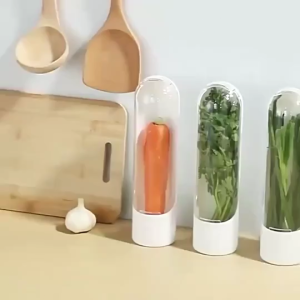 กล่องถนอมผัก กล่องถนอมอาหาร ไม่ทำให้ผั กช้ำที่เก็บผัก มีช่องฉีดน้ำ คงความสดใหม่ของอาหาร สำหรับเติมน้ำ ราคาคุ้มค่า