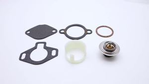 RYSJM | 1Set Engine Coolant Thermostat 807252Q5 for MerCruiser with Sleeve 160° 4.3L 5.0L 5.7L 7.4L 8.2L 1987 Up ABS And Metal 807252T8