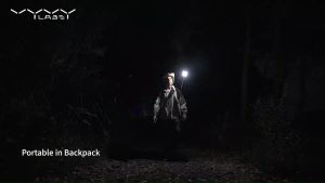 โคมไฟแคมป์ปิ้ง VyvyLabs รุ่น 4-Leaf Multifunction Outdoor Strong Light For Camping 6000LM โคมไฟไร้สายปรับ4ทิศพร้อมขาตั้ง