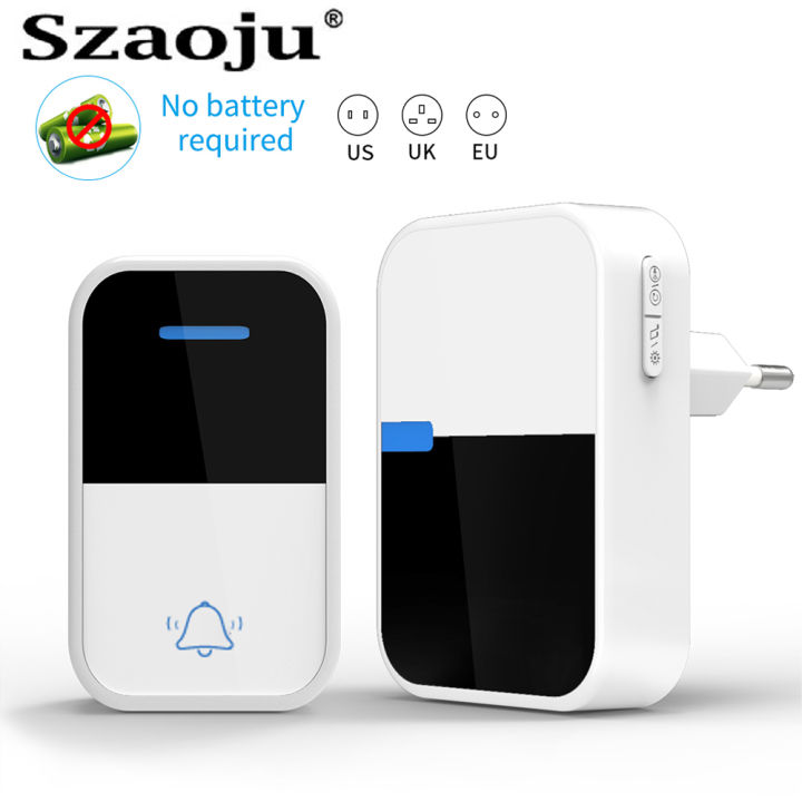 Szaoju Wireless Doorbell No Battery Required Waterproof SelfPowered