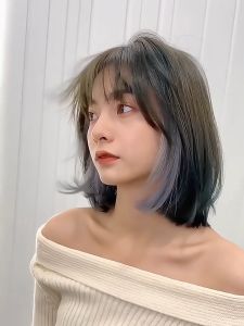 ผมไฮไลท์ ผมวิกผมปลอม เป็นกิ๊บติดผมที่สามารถทำได้หลายแนว ไม่ต้องยอมสี ผมไม่เสีย ไม่ต้องซ้ำใคร สไตล์เกาหลี ขนาด 55 cm
