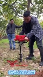 Máy khoan đất máy đào đất trồng cây SUMO KD520 tặng mũi khoan