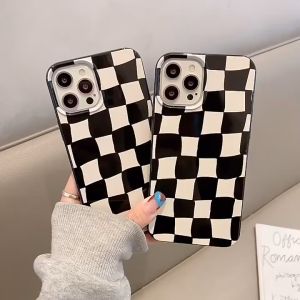 Compatible with iphone 14 Pro Max Casing 11 Catur Black xr xs Max 7 8 Plus Gloss TPU iPhone Case 11pro 13 12 14 15Plus