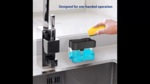 HOUSEEN Kotak Dispenser Sabun Cuci Piring Hand Push Sponge