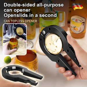 [Easy To Open The Lid] Upgraded Version With Multiple Applicable Can Openers/Universal Double Sided All Purpose Can Opener Multifunctional Upgradeable Bottle Opener Tool