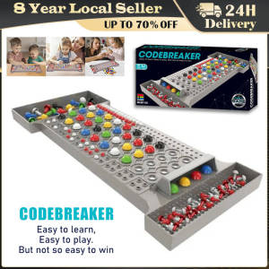 Code Breaker Board Game for Family Bonding Stimulate Problem Solving Skills Fun and Challenging Toy Kids Code Breaker Game Parent-child Interactive Board Game Toy Brain Game To Teach Them Logic Thinking And Coding Skills Exciting Code Breaker Board Game