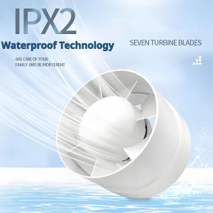 4/5 inch 220V EU Silent Ventilation Air Vents Ventilator Extractor Exhausted Extractor Fan Ventilator Bathroom Kitchen Washroom