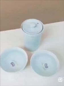 Stewpot 500ML Large Size Household Stew Pot Stewing out of Water Liner with Lid Stew Pot Steamed Soup Pot / Household Bowl Pure White Stew Pot 陶瓷炖盅,双人炖盅,燕窝炖盅