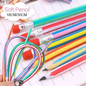 3Pcs Random Folding Bendable Soft Pencils Fantastic Pencil Non-broken Writing Pen Student Decompression Office Stationary