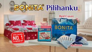Sprei Bonita Ukuran 180x200 King Tinggi 20 Fitted 3D Disperse