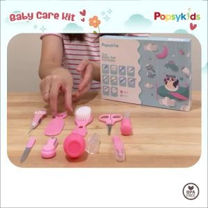 PopsyKids Baby Care Kit 10in1 Baby Gift Set Grooming Kit Perawatan Kuku Rambut Bayi