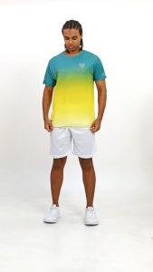 Regaloapparel - Edition Running - Green Yellow Series - Jersey/Baju Olahraga Lari/Gym/Badminton Anti Uv