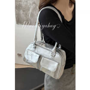 Thời Trang Sành Điệu Túi Xách Nữ Nách Dung Tích Lớn 2024 Mới Thiết Kế Túi Đeo Vai Đơn Phong Cách Đi Lại Polyester Lớp Lót