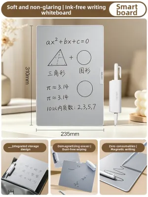 deli | Erasable Dust-free Eye-protective Magnetic Whiteboard