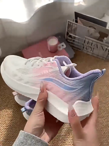 GRAEAE Non Slip Wearable All-Match Soft Bottom Casual Shoes Breathable Running Shoes Sneaker New Mesh Spring and Summer Super Light Women