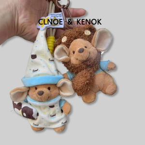 Sleepwear Plush Little Bean Mouse Keychain Accessory
