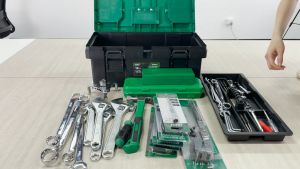 ISKU Tool Box Besar 14/17/19/20 Inch Bahan PP Tool Box Set Lengkap