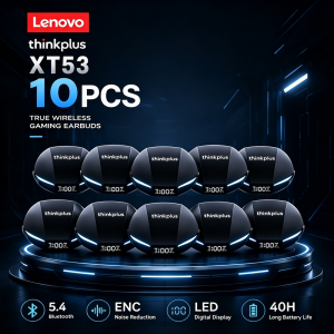 Lenovo | Lenovo XT53 Wireless Gaming Earphone Bluetooth 5.3 Earphones Low Latency Dual Mode Music Earbuds Sports In-Ear Headset With Mic