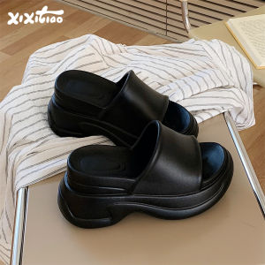 XIXITIAO | Fine Stripe Height Increasing Slip Resistant Ladies Sandals