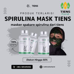 SPIRULINA TIENS || MASKER TIENS || MASKER WAJAH AMPUH || MASKER SPIRULINA ASLI || MASKER TERBAIK NO 1 DI DUNIA || MASKER AMPUH ATASI PERMASALAHAN KULIT WAJAH