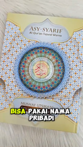 Alquran 30 juz Lengkap Tajwid Warna Warni Custom Nama Al Quran Asy Syarif Ukuran Besar Jumbo A4