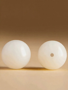 HONGLIANGYUAN | Natural White Jade Bodhi Beads DIY Accessories