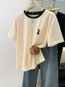 MISHANGYICHU | Korean Chic Lazy Short Sleeve Tshirt Loose Slim