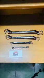 Tròng 2 đầu cờ lê với 2 đầu vòng. KOURITSU (Japan). Thép Cr-V siêu cứng siêu bền [chính hãng]