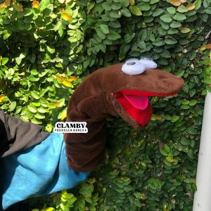 MUPPET ULAR BONEKA DONGENG KARAKTER ULAR KUNING BONEKA DONGENG KUNING