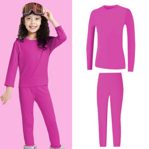 Teenagers Quick Drying Clothes Skiing Heattech Intimates Winter Fleece-lined Outdoor Hiking Bottoming Sweat-Wicking Running Sports Suit