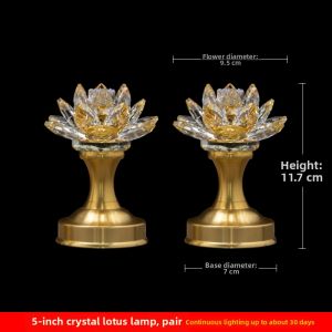 Wangjixiang | Buddhist Lotus Guanyin LED Charging Lamp