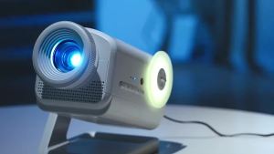 Holographic Star Projector: 60 Dynamic Scenes 3D HD Floating Home Cinema Effect Kids Bedroom Light
