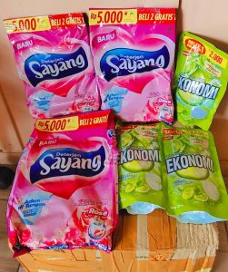 Promo 3 Detergen Sayang & 3 Sabun Cuci Piring Ekonomi