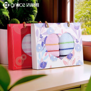 Quần Áo Tắm Jie Liya Quà Tặng Đám Cưới Hộp Quà Tặng Khăn Hai Mảnh Quà Tặng Kinh Doanh Quần Áo Tắm Bằng Cotton Trung Quốc Đại Lục