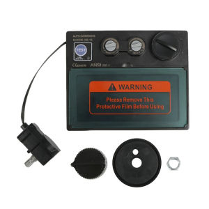 สีที่แท้จริงเลนส์เชื่อม4.33x3.54in หน้ากากช่างเชื่อมมืดอัตโนมัติเลนส์สำรองช่วงเฉดสีที่สามารถปรับได้4/9-13ฮู้ดเชื่อมเลนส์2อาร์คเซ็นเซอร์