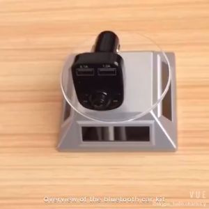 Bluetooth Version 5.0 FM Transmitter Car Player Kit FM Transmitter Handsfree Calling Fast Charging IN/OUT DC 12/24V