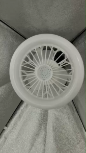 IWACHI โคมไฟพัดลมเพดาน 50W (แสงสีขาว) ใช้ร่วมกับขั้ว E27 โคมไฟติดเพดาน led light Led 2in1พัดลมเพดานไฟฟ้า