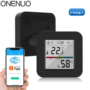 Điều Khiển Từ Xa Đa Năng Tuya Smart Tích Hợp Cảm Biến Nhiệt Độ Độ Ẩm Hỗ Trợ Wi-Fi Hoạt Động Với Alexa Và Google Home Cho Điều Hòa Và TV